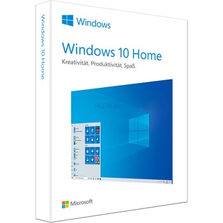 Software MS Windows 10 Home DE 64Bit DSP/SB DVD