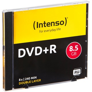 Speichermedien Intenso DVD+R 8,5 GB Double Layer, 5er Pack - Rohlinge