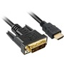 Kabel Sharkoon HDMI  -> DVI-D (18+1) 5m schwarz