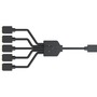 Cooler Master 1 to 5 ARGB splitter cable schwarz  1x