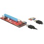 DeLOCK Riser Card PCI x1 > x16 USB Kabel | Strom